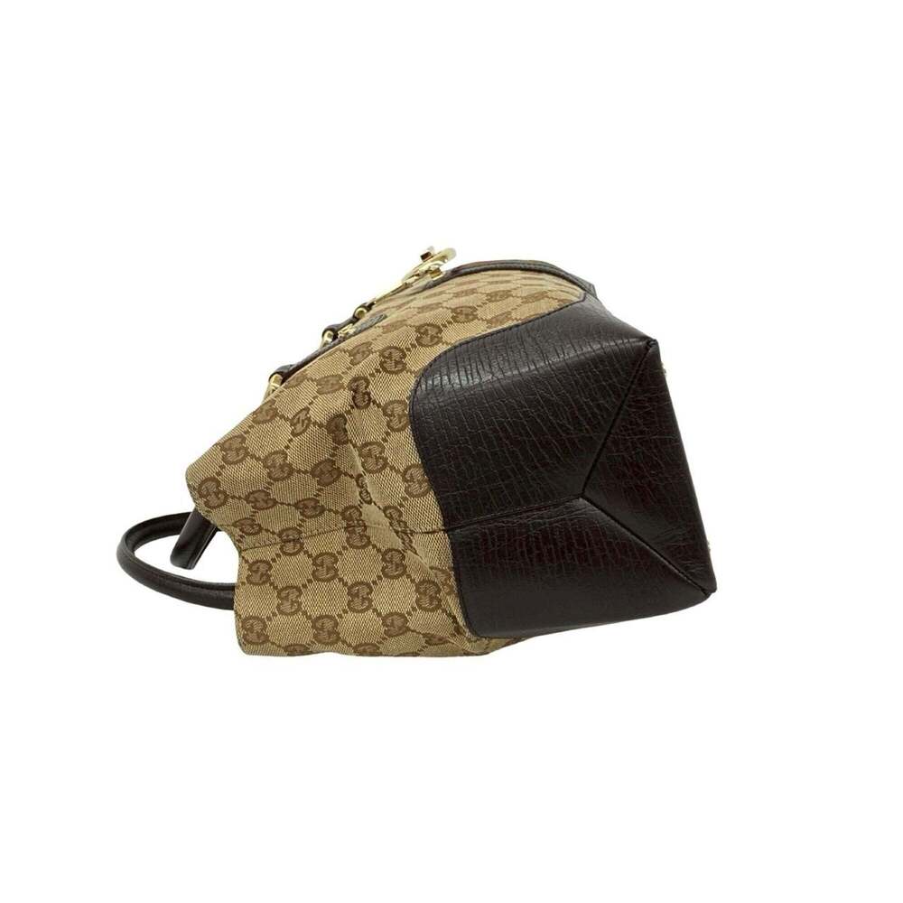 GUCCI Authentic Brown Leather Tote Bag - Picture 5 of 10